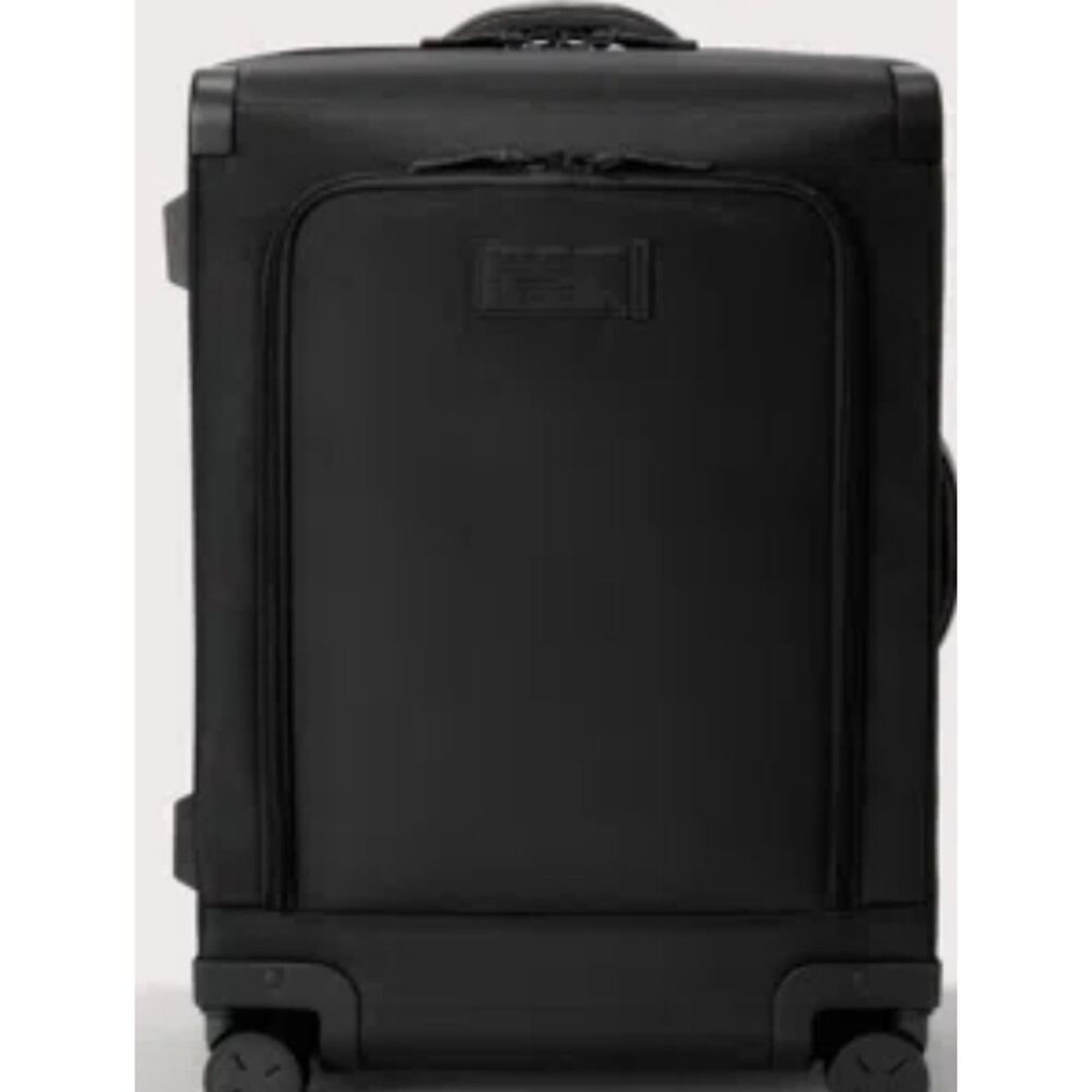 Dagne Dover Checked Sydney Rolling 25" Luggage- Onyx